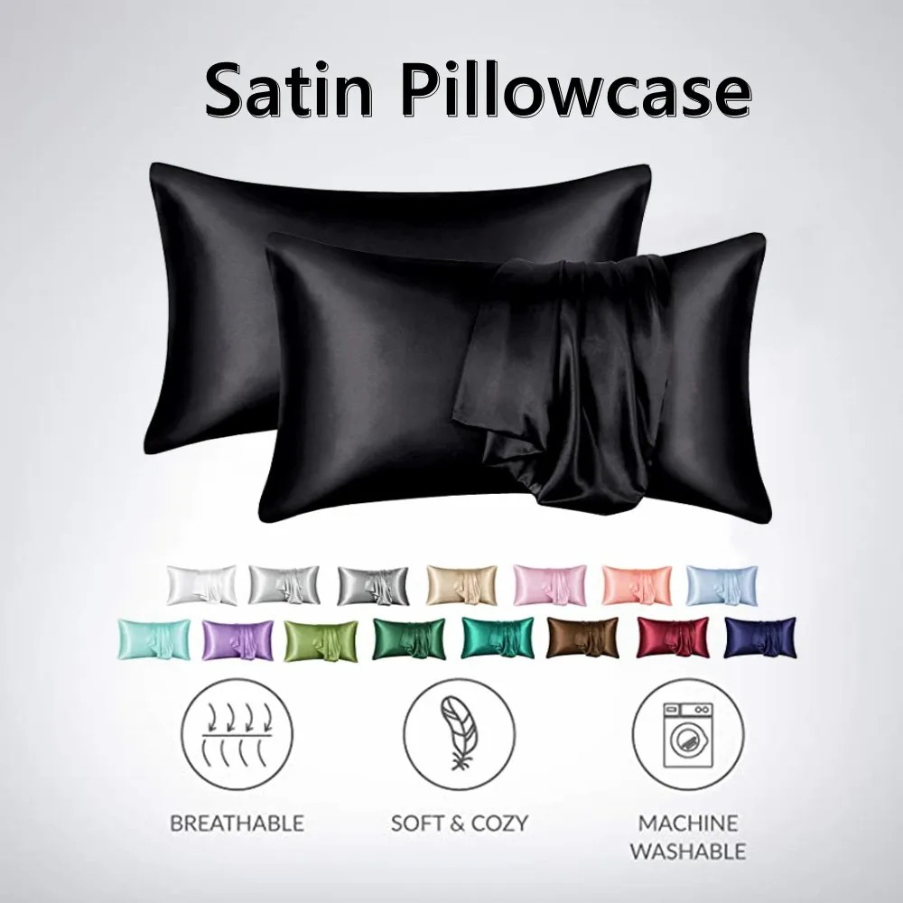 2pcs/lot Queen Size Solid Silk – обзор и цена Skincare Queen