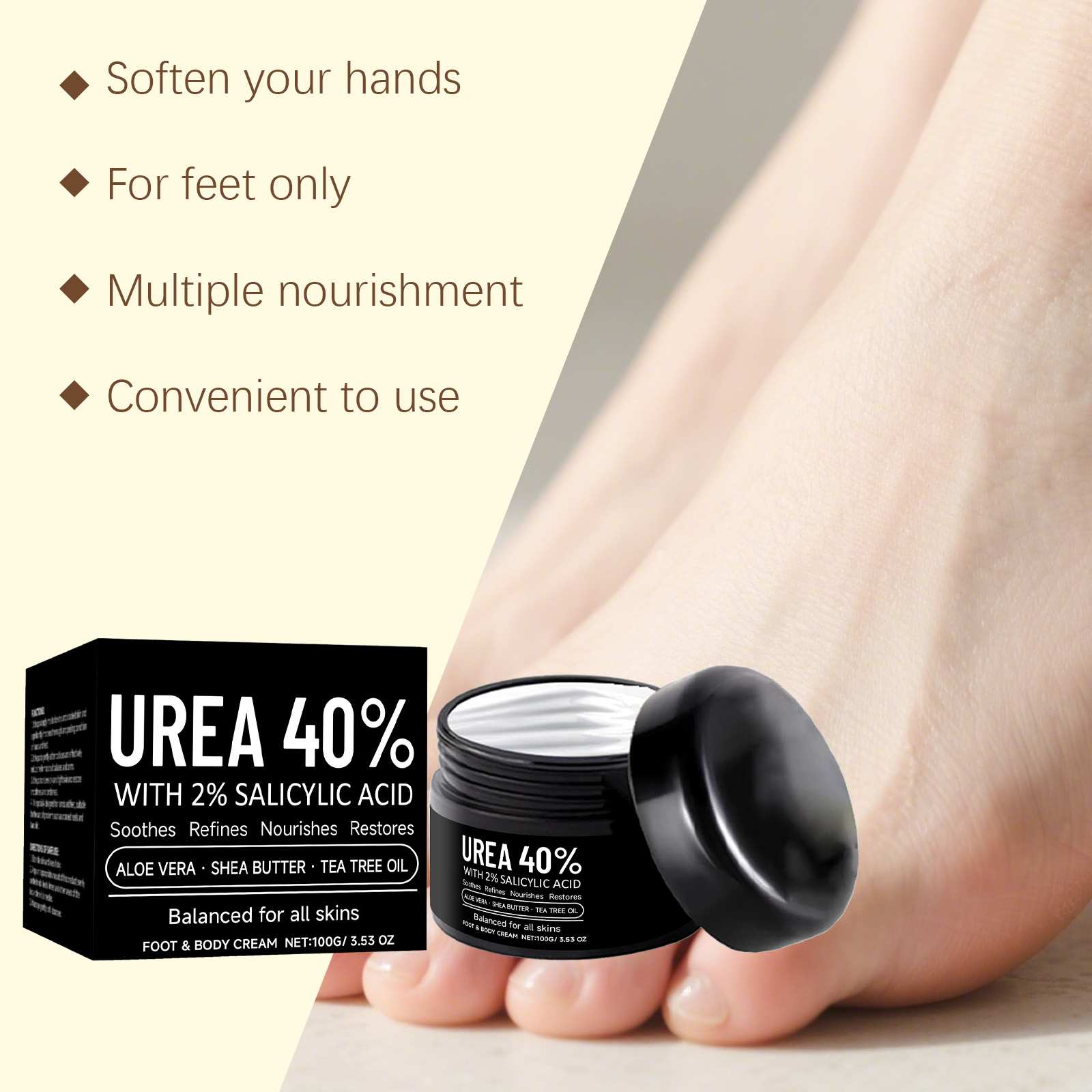 Urea40% Hand Foot Moisturizing – обзор и цена Urea Foot Cream